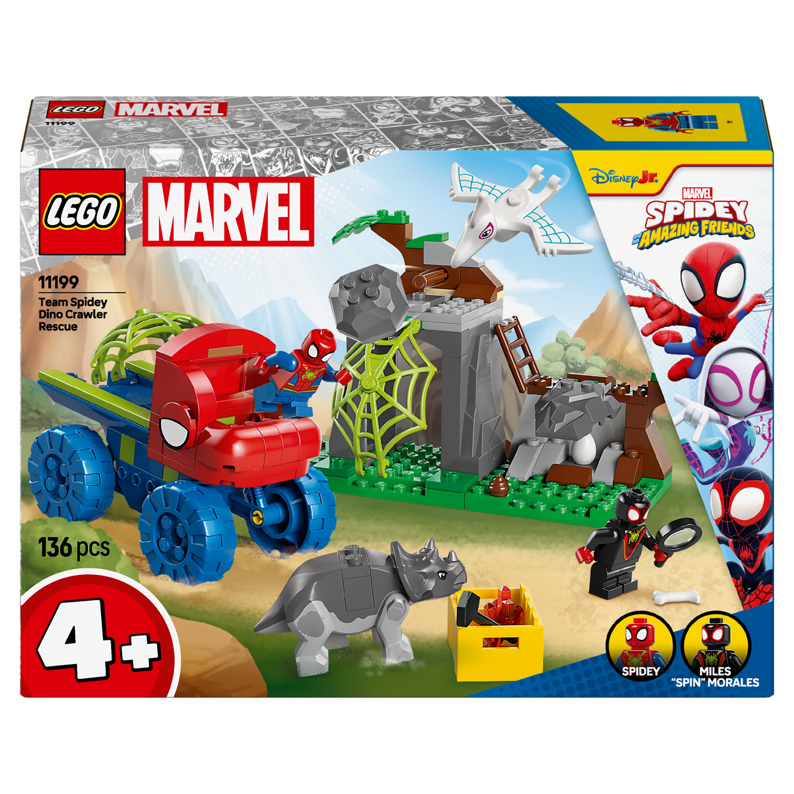 LEGO Marvel Spidey 11199 Záchranná misia tímu Spidey s dinosaurami
